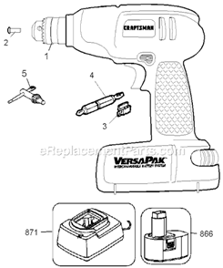 Part Location Diagram of 390756-00 DeWALT Chuck, 3/8